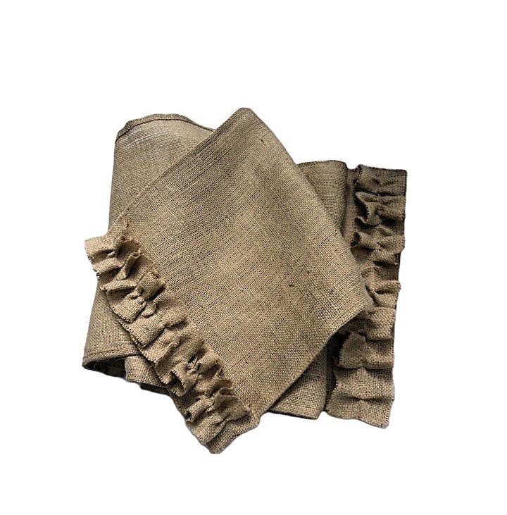 Braided-edge jute table runner for resorts, retailers, and interior décor projects