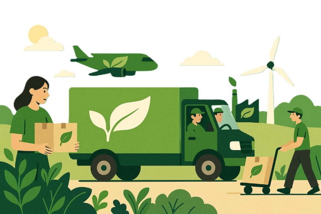 sustainable logistics and eco-friendly product transportation in global trade